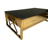 Salontafel Aspen Goud 130 x 70 cm