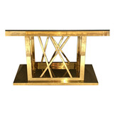 Eettafel Aspen Goud 180 x 90 cm