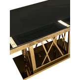 Eettafel Aspen Goud 180 x 90 cm
