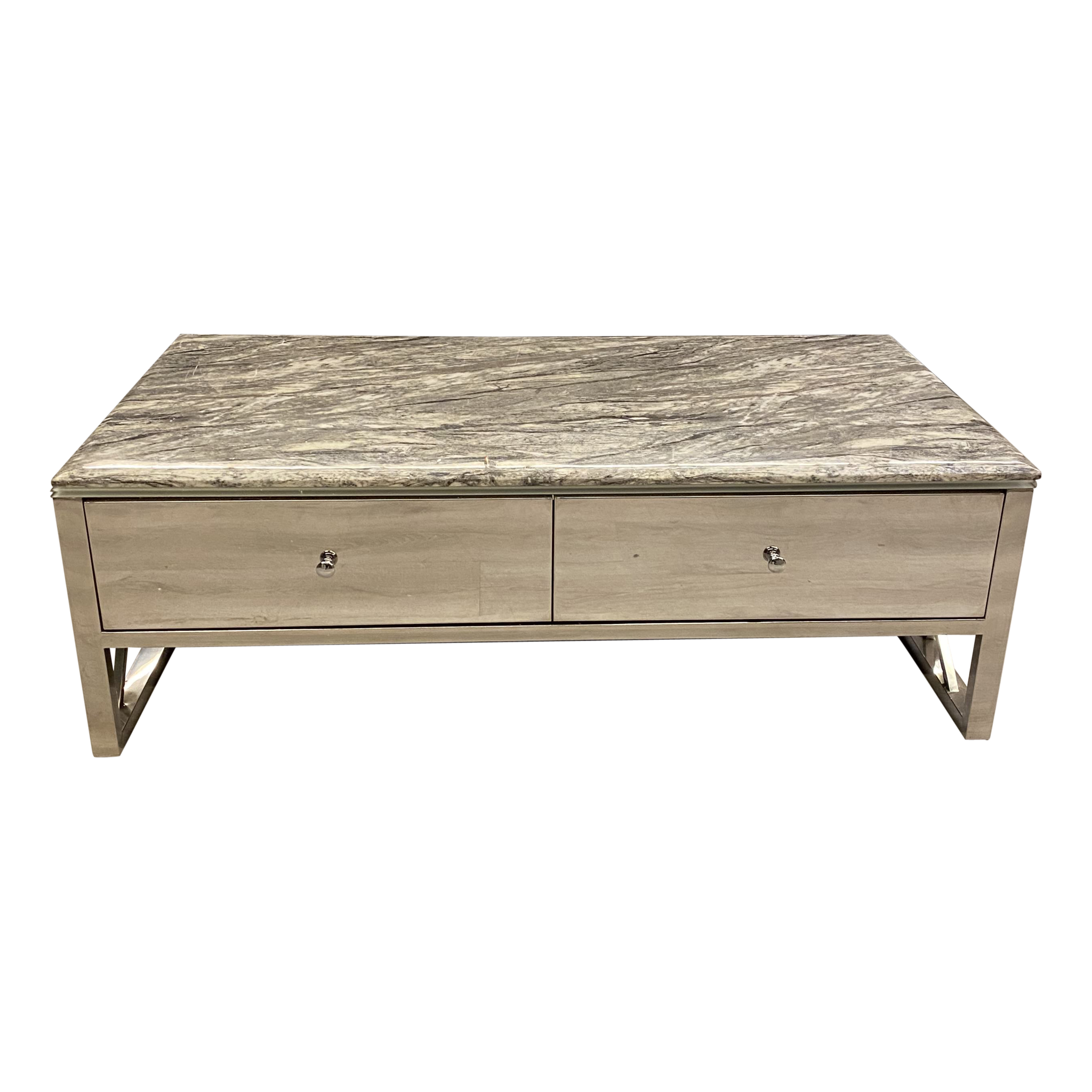 Salontafel Aspen Zilver 130 x 70 cm
