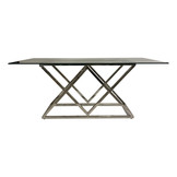 Eettafel Idol Zilver 180 x 90 cm