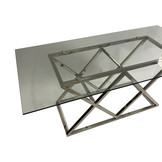 Eettafel Idol Zilver 180 x 90 cm