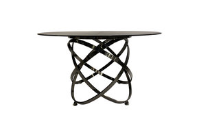 Eettafel Calvin Zwart Zilver