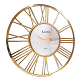 Rixos Wandklok Rond - Klok - Goud