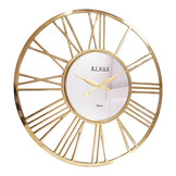 Rixos Wandklok Rond - Klok - Goud