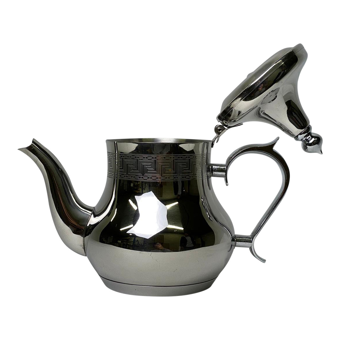 Marokkaanse Theepot Bavary 1.5 Liter - Roestvrij staal