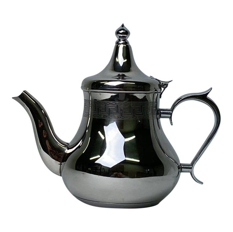 Marokkaanse Theepot Bavary 1.0 Liter - Roestvrij staal