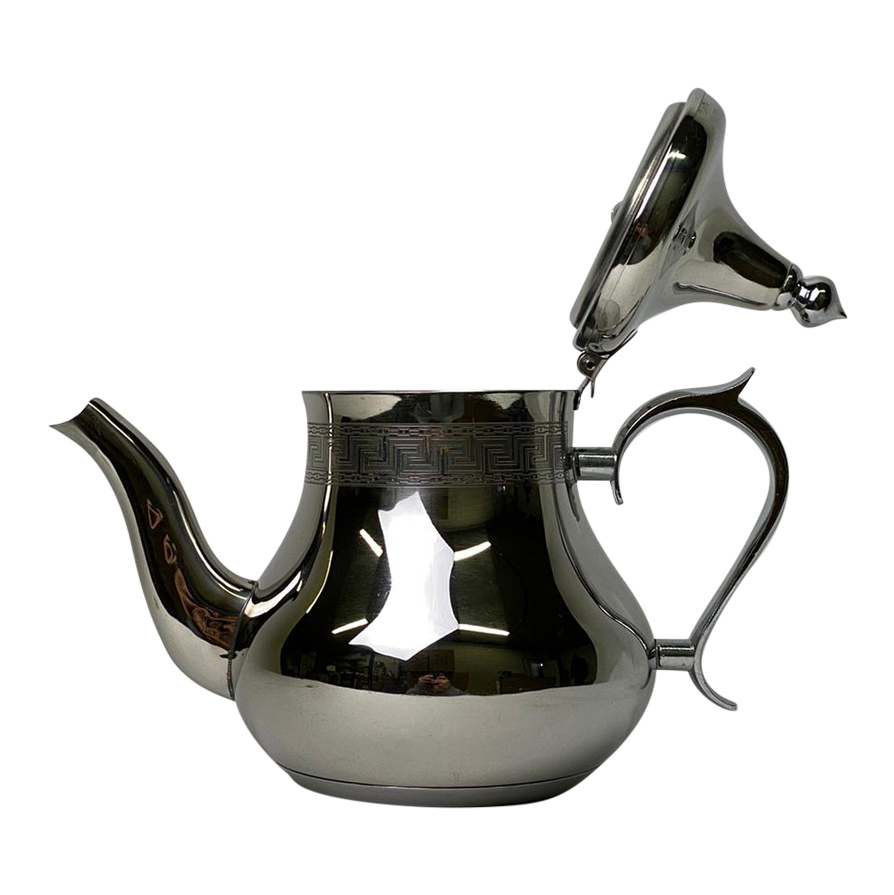 Marokkaanse Theepot Bavary 1.0 Liter - Roestvrij staal