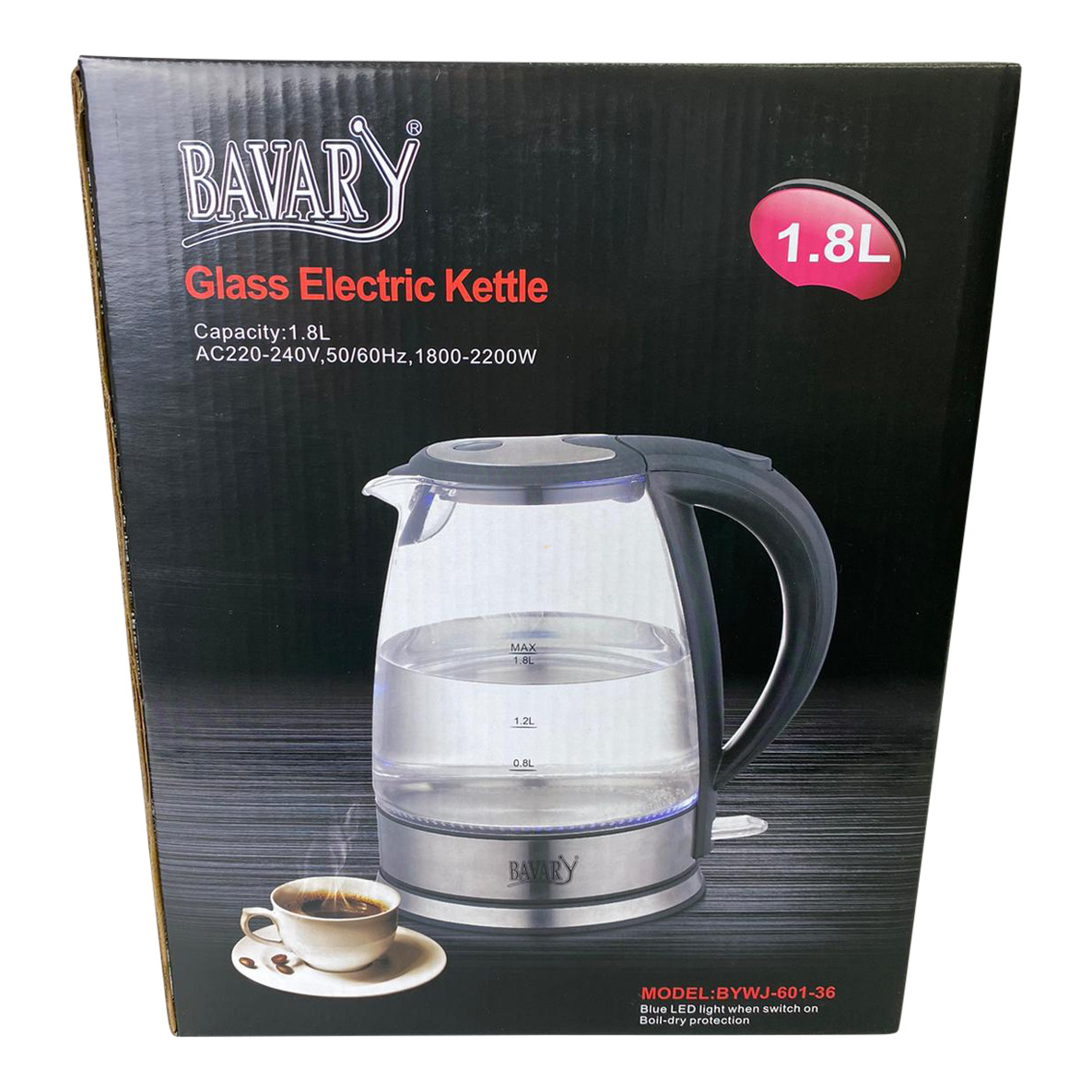 Waterkoker Bavary LED 1.8 Liter