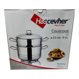 Couscous pan / stoompan 6 liter - Hascevher
