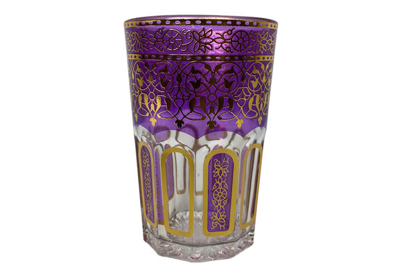 Theeglazen Marrakech Paars - 12 stuks