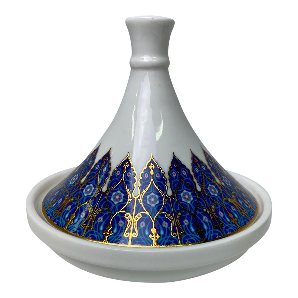 Espresso set Rio Blauw/Goud 6 stuks