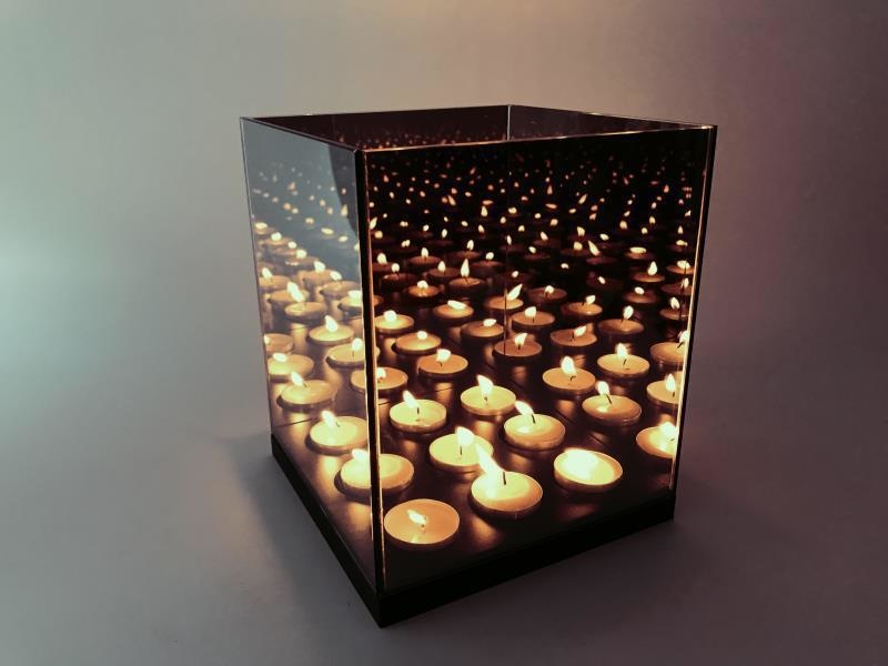 Waxinelichthouder Eric Kuster Stijl - 9 lichts - 18 X 18 X 21 CM