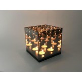 Waxinelichthouder Eric Kuster Stijl -  4 lichts - 15 x 15 x 15 CM