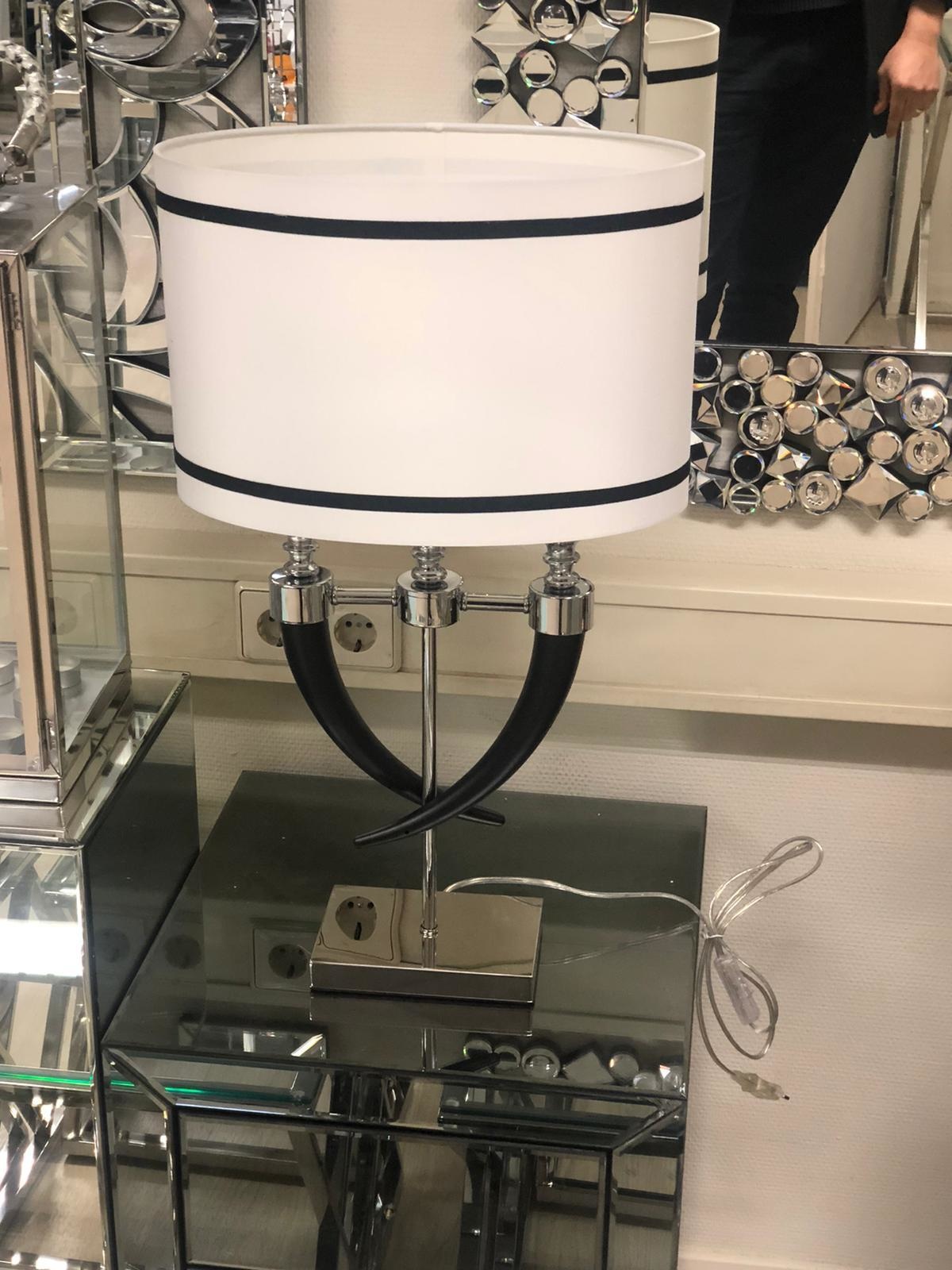 Tafellamp Hoorn - Zwart