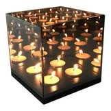 Waxinelichthouder Eric Kuster Stijl -  4 lichts - 15 x 15 x 15 CM