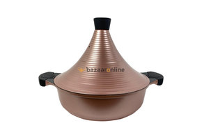 Tajine pan - Brons - Keramisch - anti-aanbaklaag