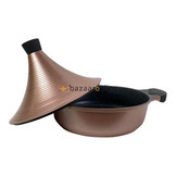Tajine pan - Brons - Keramisch - anti-aanbaklaag