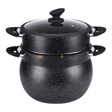 Couscous pan / stoompan 8 liter - non stick - anti-aanbaklaag - teflon