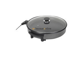 Hapjespan 40 cm - elektrisch - met glazen deksel