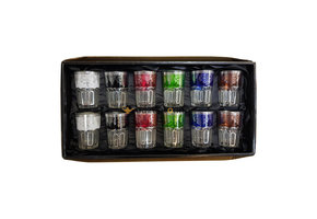 Theeglazen Casa mix kleuren - 12 stuks