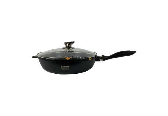 Diepe braadpan met deksel 28 cm