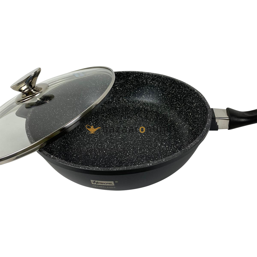 Diepe braadpan met deksel 28 cm - anti-aanbaklaag
