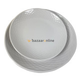 Groot bord 16" - kunststof - Melamine