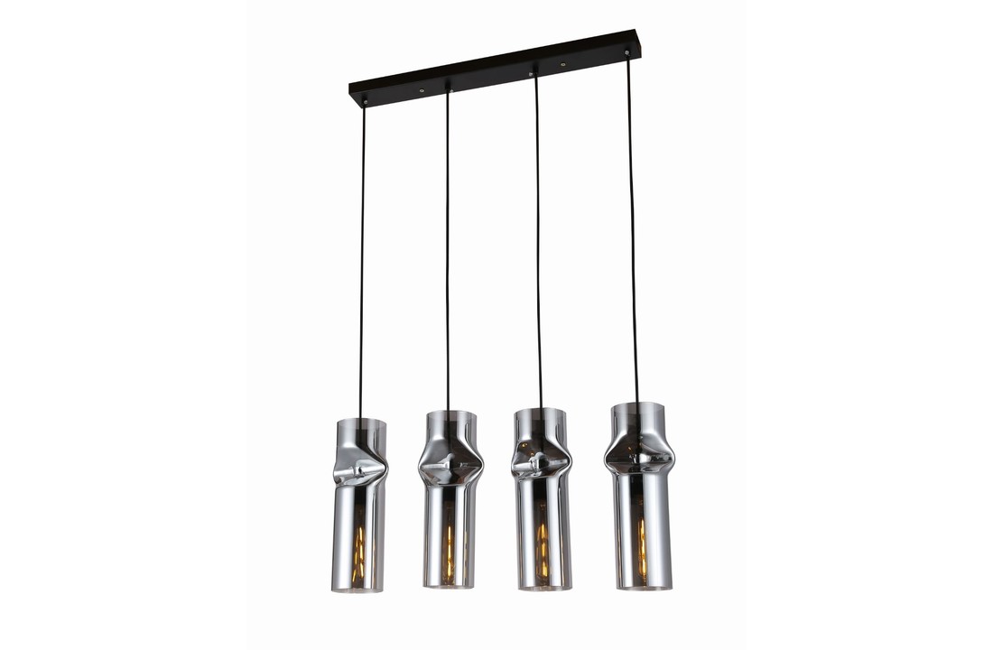 Hanglamp Lucy Smoking glass 4 lichts