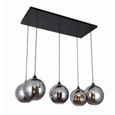Hanglamp Illusion Smoking glass  5 lichts