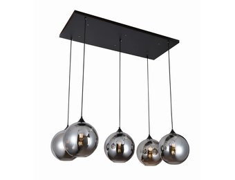 Hanglamp Illusion Smoking glass 5 lichts