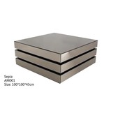 Salontafel Lyon Spiegelglas - Sepia