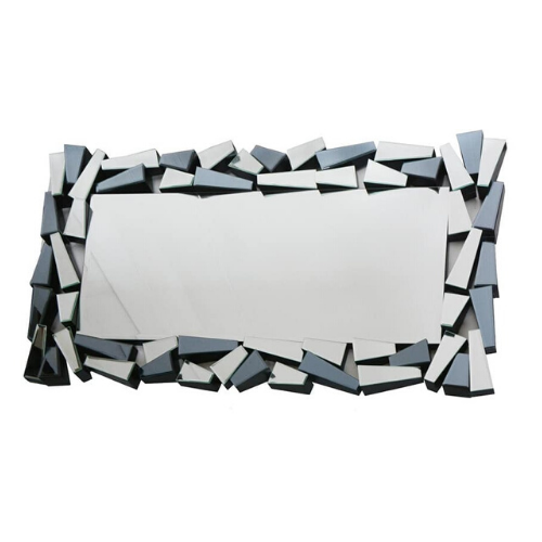 Cobra Antraciet Spiegel - Rechthoekig - 80 x 140 cm - Spiegelglas