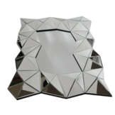 Carmen Zilver Spiegel - Rechthoekig - 80 x 120 cm - Spiegelglas