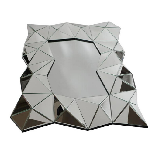 Carmen Zilver Spiegel - Rechthoekig - 80 x 120 cm - Spiegelglas