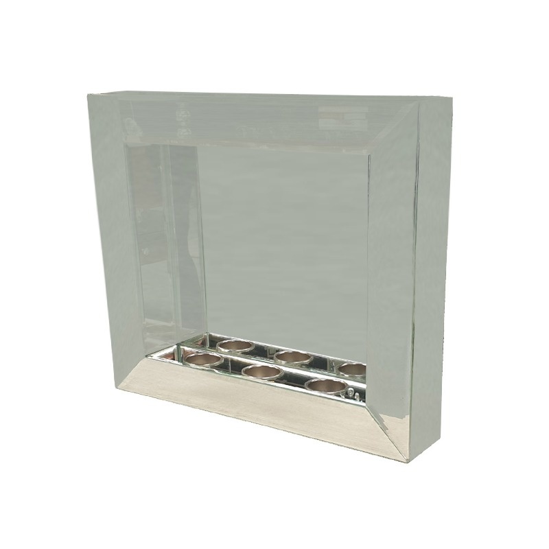 Sfeerhaard Zilver - 3 waxinelichtjes - Eric Kuster Stijl