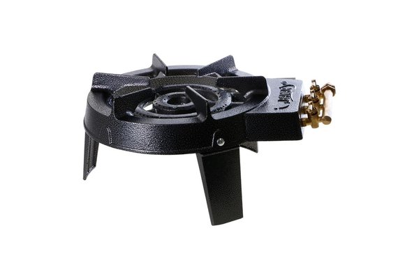 Bavary Gasstel / Gaspit, gietijzer, hittebestendig oppervlak, drie onafhankelijke zones, diameter 30 cm