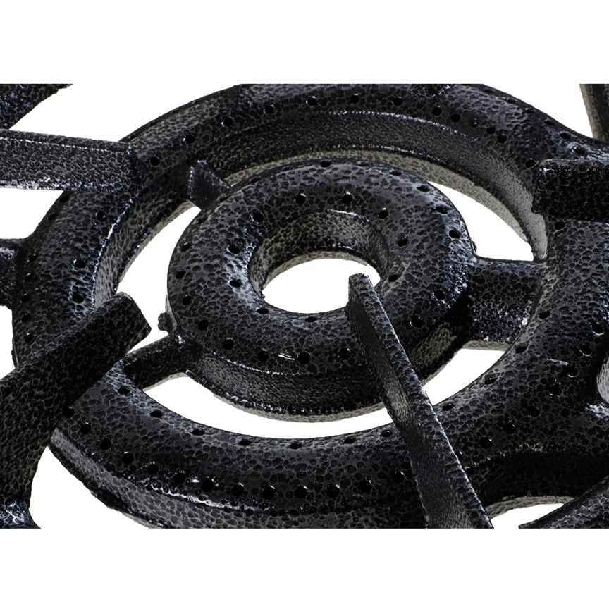 Bavary Gasstel / Gaspit, gietijzer, hittebestendig oppervlak, drie onafhankelijke zones, diameter 30 cm