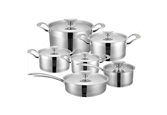 Pannenset 6 - delig - Inductie - Bavary