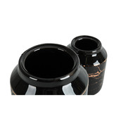 Specerijenset Maria - 15-delig - Marmerlook - Zwart / Goud