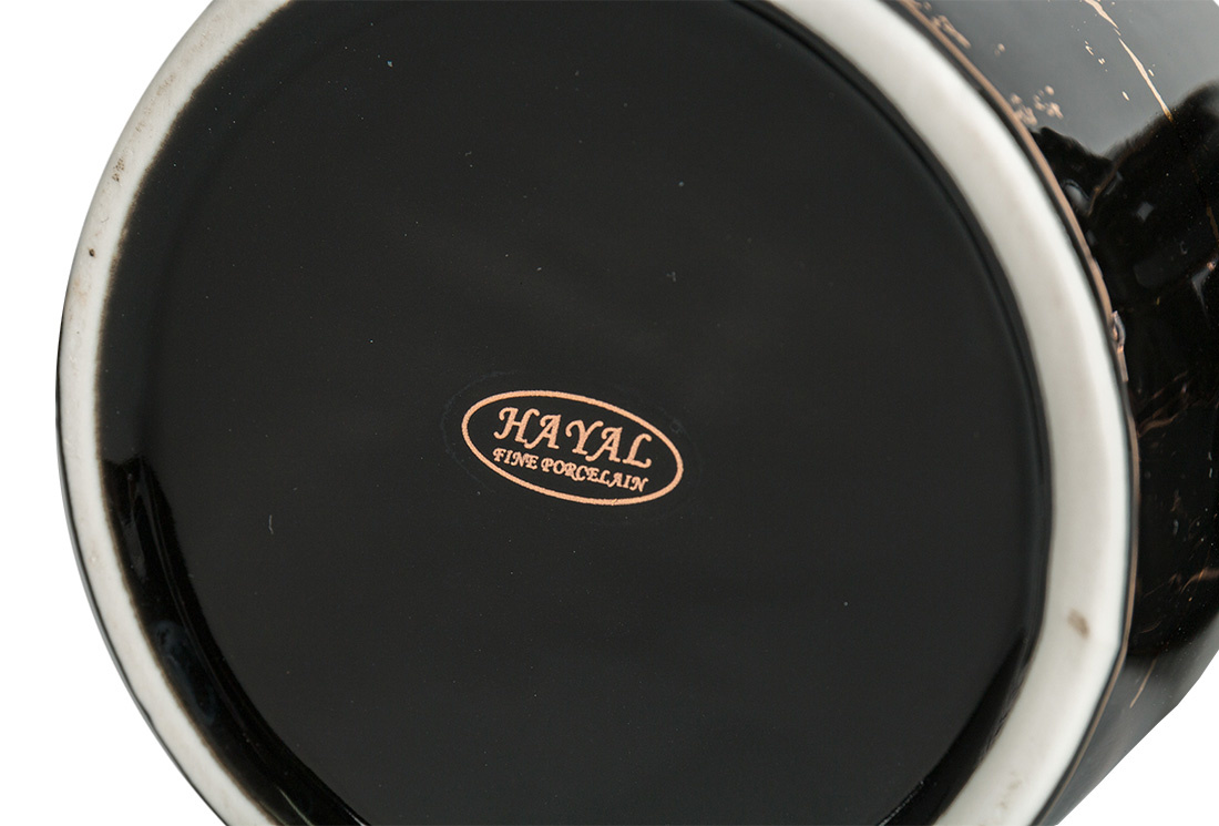 Specerijenset Maria - 15-delig - Marmerlook - Zwart / Goud