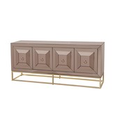 Dressoir Oxford Sepia / Goud 180 x 78 x 42 CM