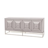 Dressoir Oxford Antraciet / Zilver 180 x 78 x 42 CM