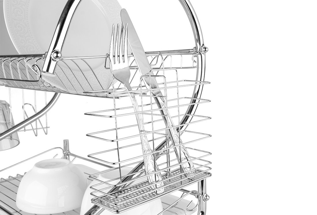 Afdruiprek Dish - Wit L42cm x B24cm x H38cm