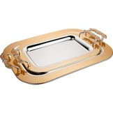 Dienblad Maghreb - Oosters dienblad - Set van 2 - Goud