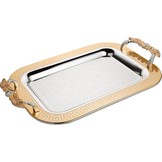 Dienblad Maghreb - Oosters dienblad - Set van 2 - Goud