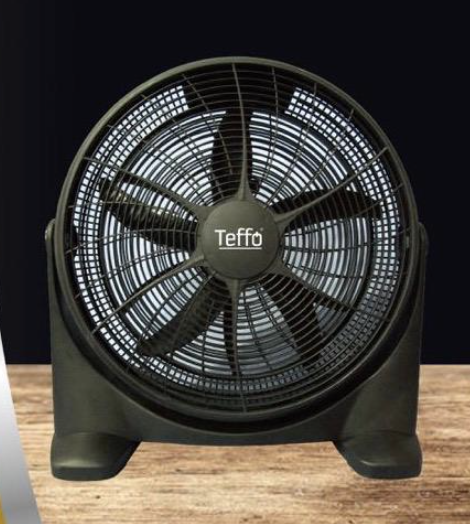 Teffo Vloerventilator - 50 cm - 3 snelheidsstanden