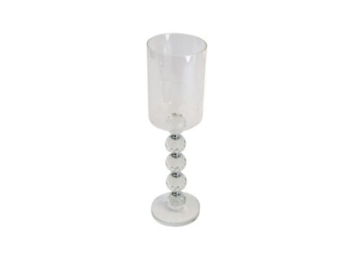 Kandelaar Tess - Medium - 30 cm - Zilver