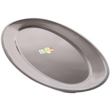 Serveerschaal roestvrij staal ovaal 50 cm