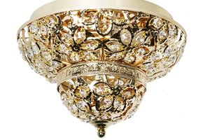 Plafondlamp Marrakech - Groot 45 cm -  Goud - Oosterse plafondlamp